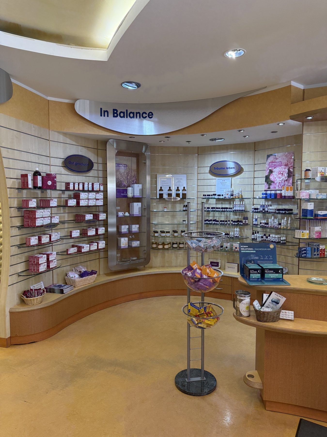 Bereich In Balance in der Delphin-Apotheke